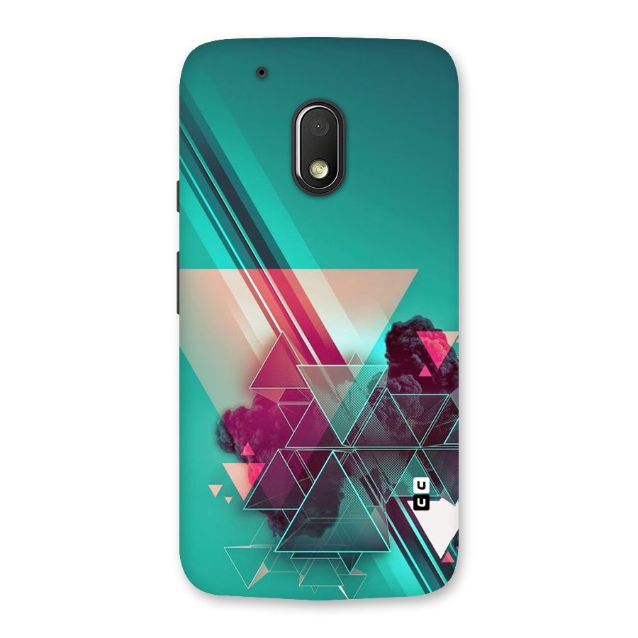 Floroscent Abstract Back Case for Moto G4 Play