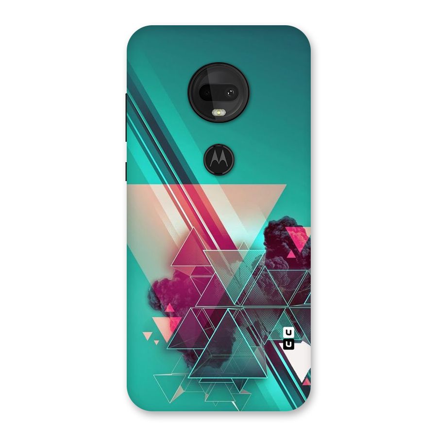 Floroscent Abstract Back Case for Moto G7
