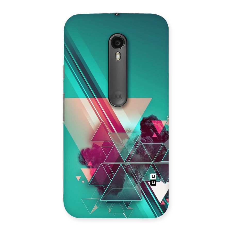 Floroscent Abstract Back Case for Moto G Turbo