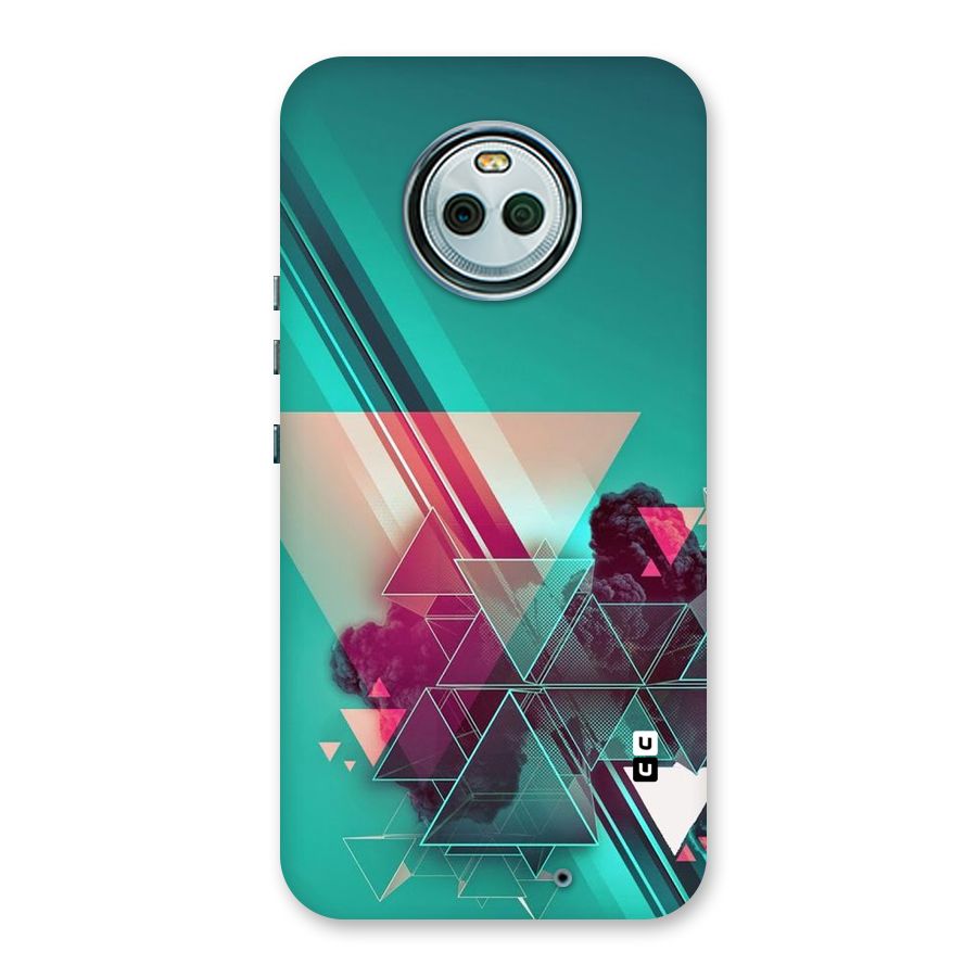 Floroscent Abstract Back Case for Moto X4