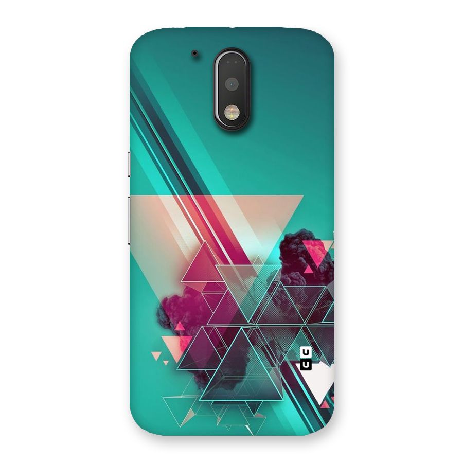 Floroscent Abstract Back Case for Motorola Moto G4
