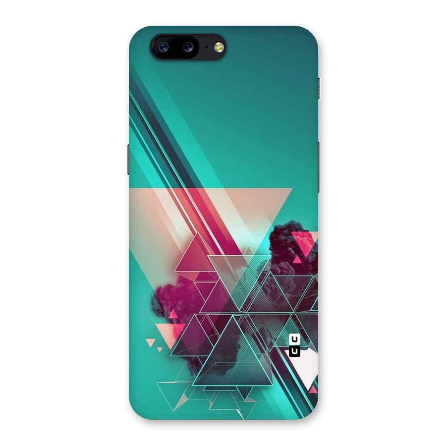 Floroscent Abstract Back Case for OnePlus 5
