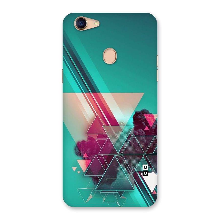 Floroscent Abstract Back Case for Oppo F5 Youth