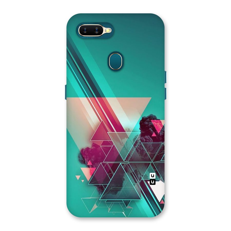 Floroscent Abstract Back Case for Oppo A11k