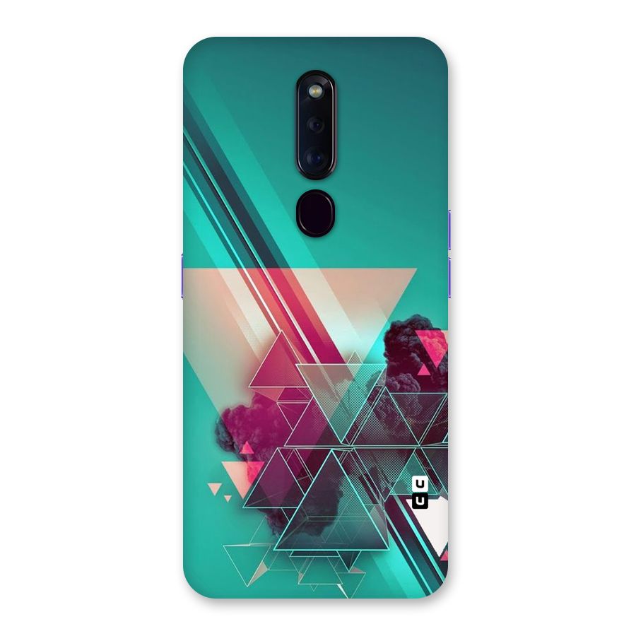 Floroscent Abstract Back Case for Oppo F11 Pro
