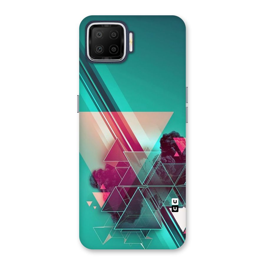 Floroscent Abstract Back Case for Oppo F17