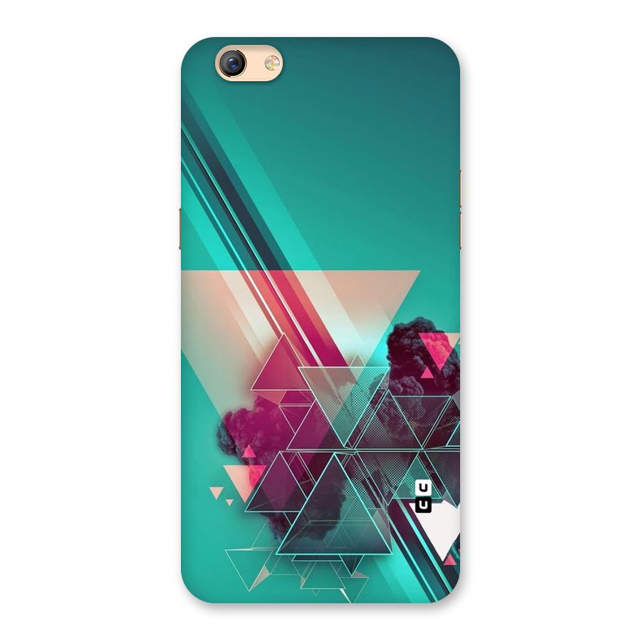 Floroscent Abstract Back Case for Oppo F3 Plus