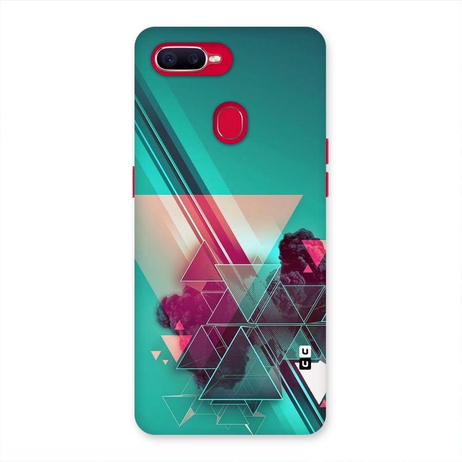Floroscent Abstract Back Case for Oppo F9 Pro
