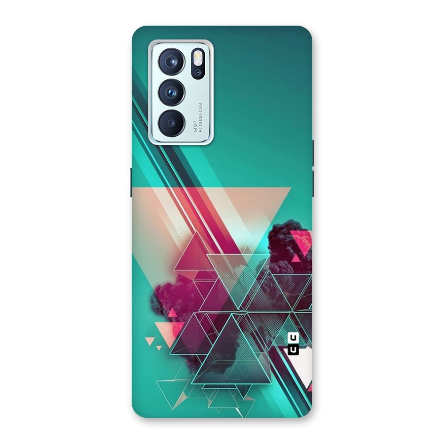 Floroscent Abstract Back Case for Oppo Reno6 Pro 5G