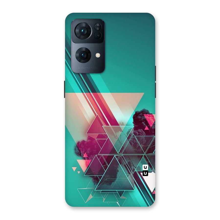 Floroscent Abstract Back Case for Oppo Reno7 Pro 5G