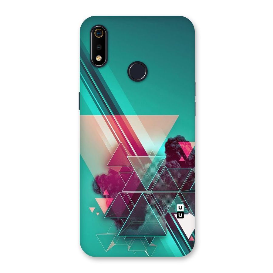 Floroscent Abstract Back Case for Realme 3i
