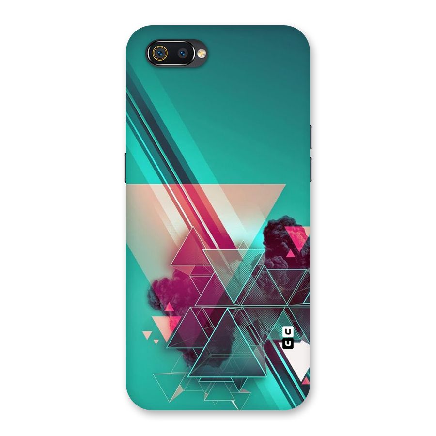 Floroscent Abstract Back Case for Realme C2