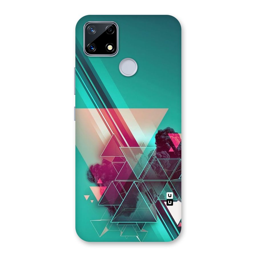 Floroscent Abstract Back Case for Realme Narzo 20