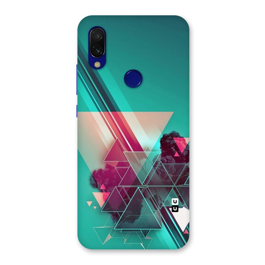 Floroscent Abstract Back Case for Redmi 7