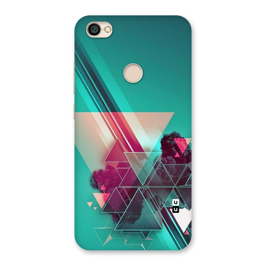 Floroscent Abstract Back Case for Redmi Y1 2017