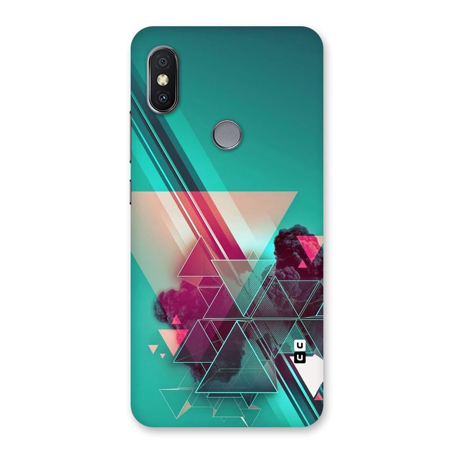 Floroscent Abstract Back Case for Redmi Y2