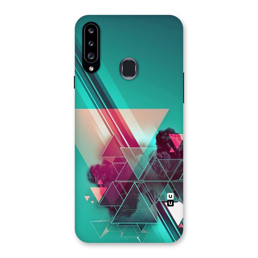 Floroscent Abstract Back Case for Samsung Galaxy A20s
