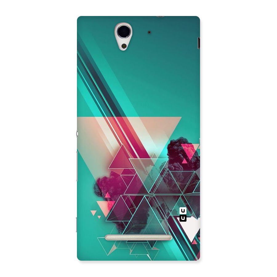 Floroscent Abstract Back Case for Sony Xperia C3