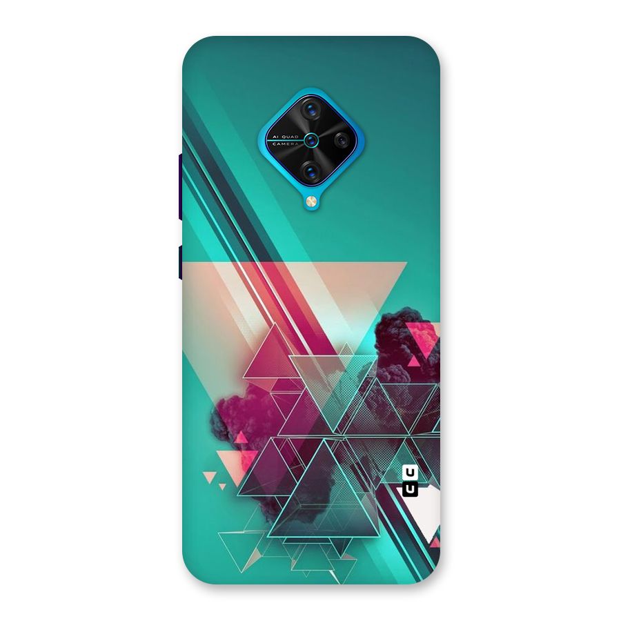 Floroscent Abstract Back Case for Vivo S1 Pro
