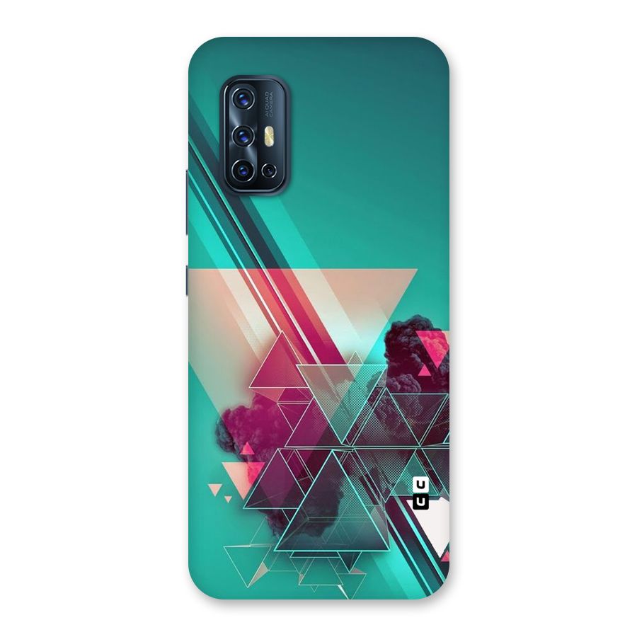 Floroscent Abstract Back Case for Vivo V17