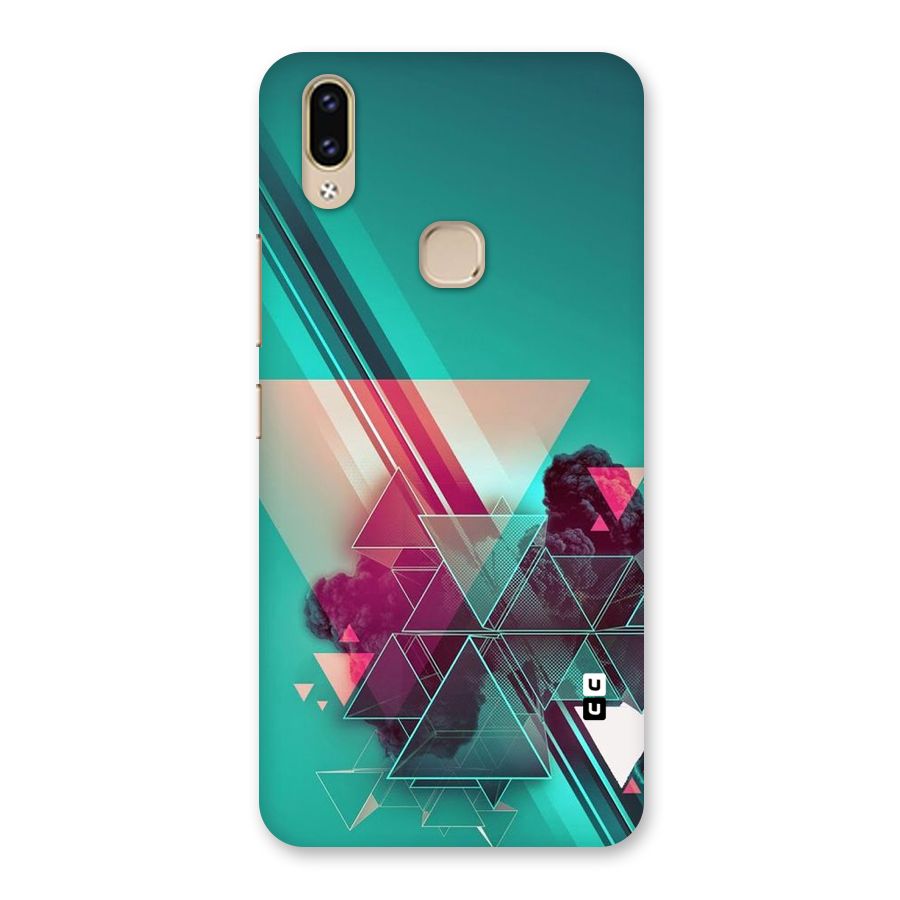 Floroscent Abstract Back Case for Vivo V9