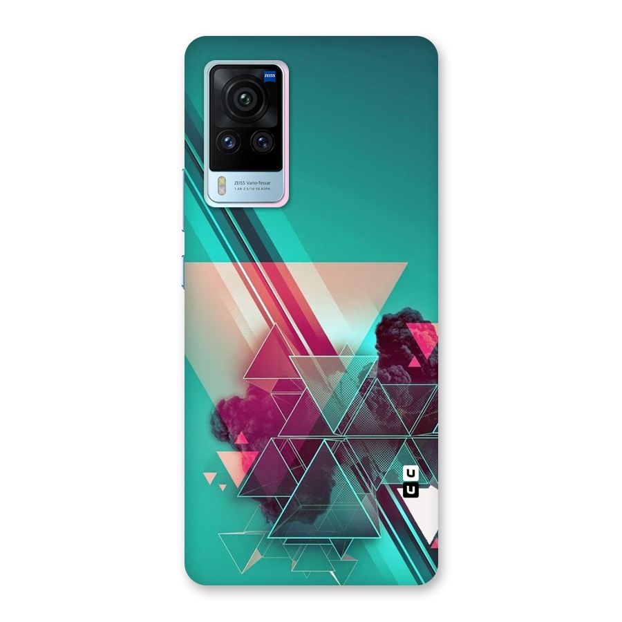 Floroscent Abstract Back Case for Vivo X60 Pro