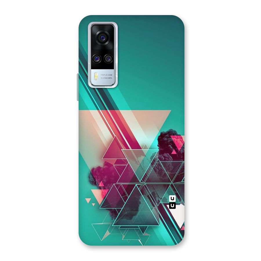 Floroscent Abstract Back Case for Vivo Y51