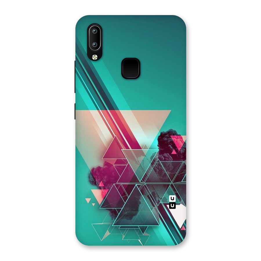 Floroscent Abstract Back Case for Vivo Y93