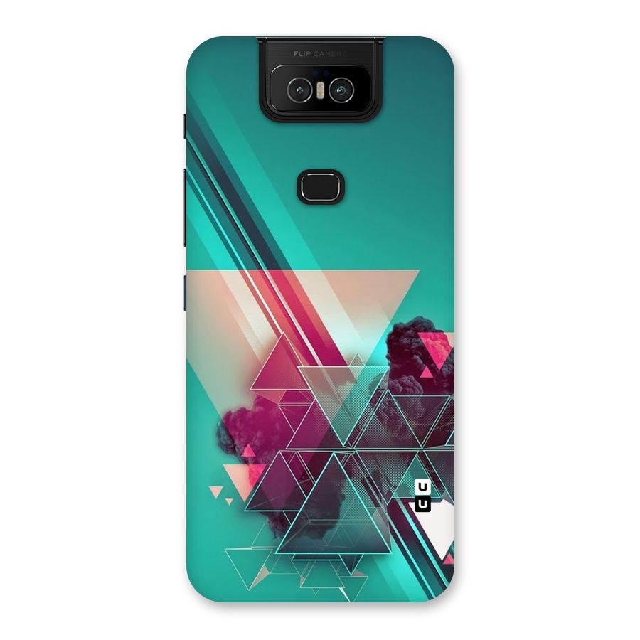 Floroscent Abstract Back Case for Zenfone 6z