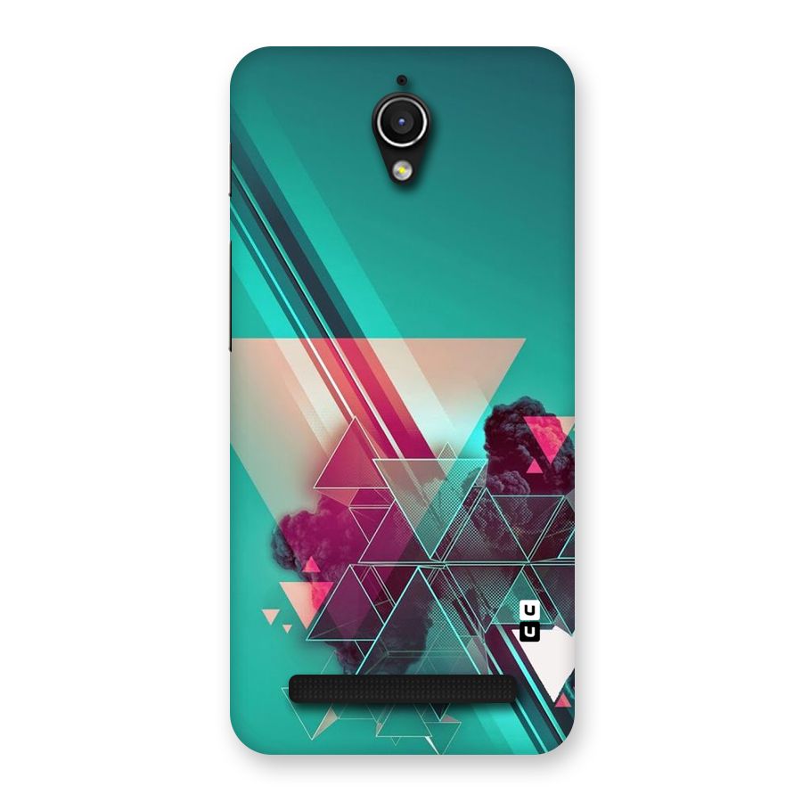 Floroscent Abstract Back Case for Zenfone Go