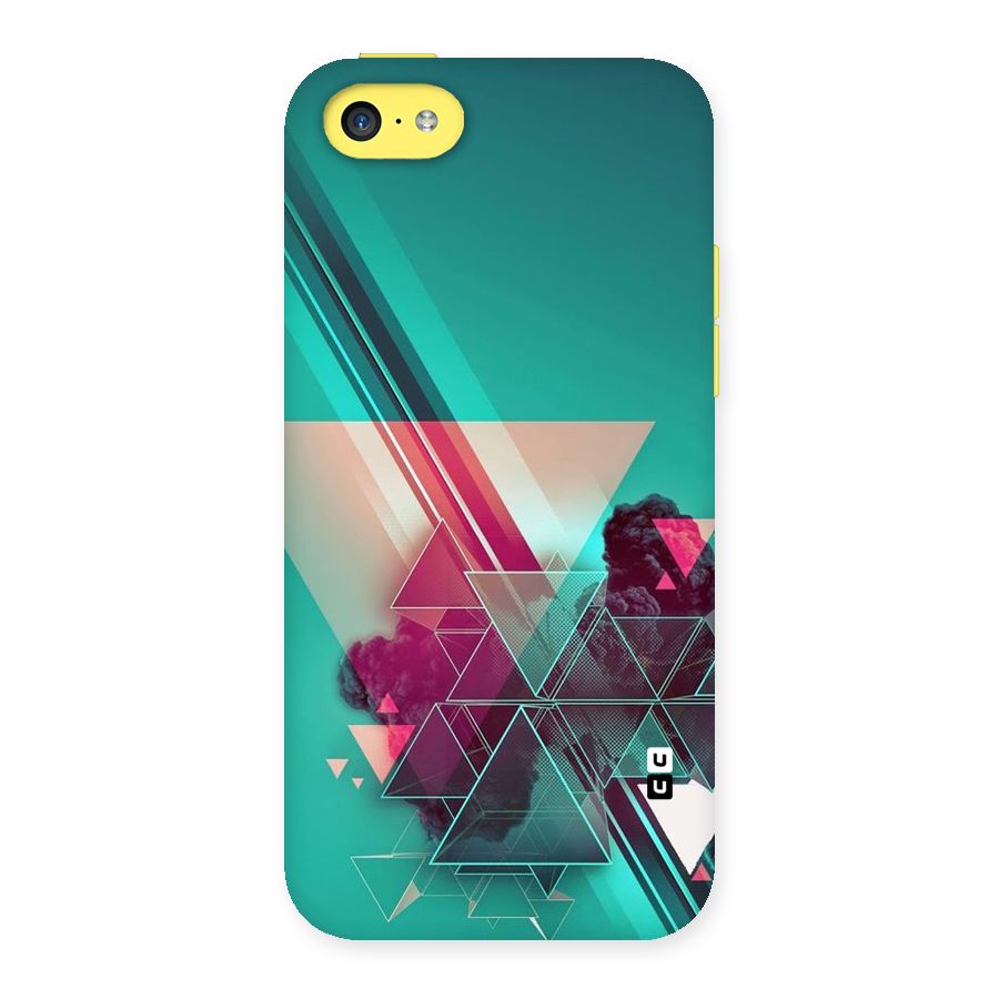 Floroscent Abstract Back Case for iPhone 5C
