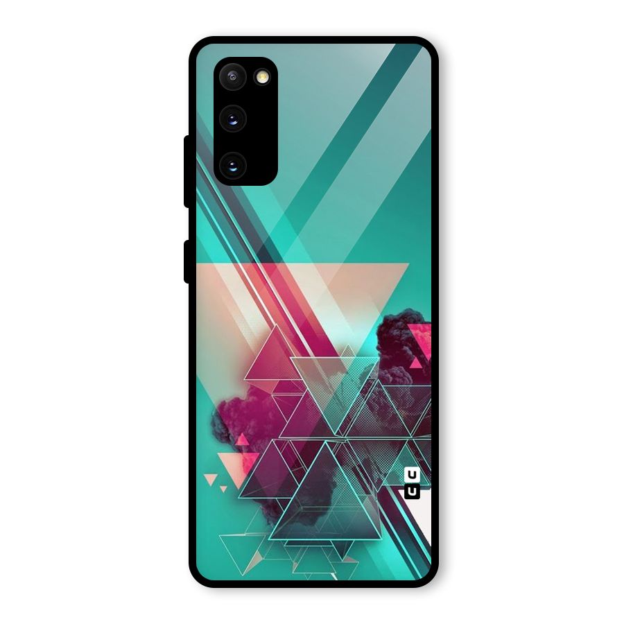 Floroscent Abstract Glass Back Case for Galaxy S20 FE 5G