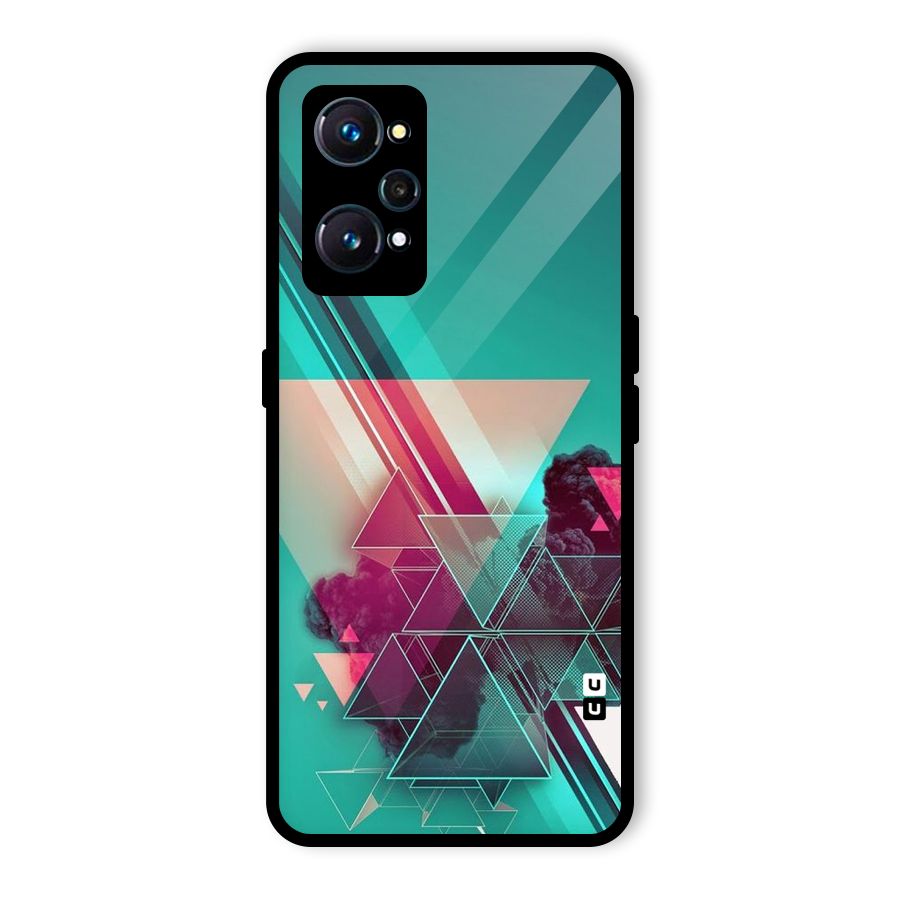 Floroscent Abstract Glass Back Case for Realme GT Neo2