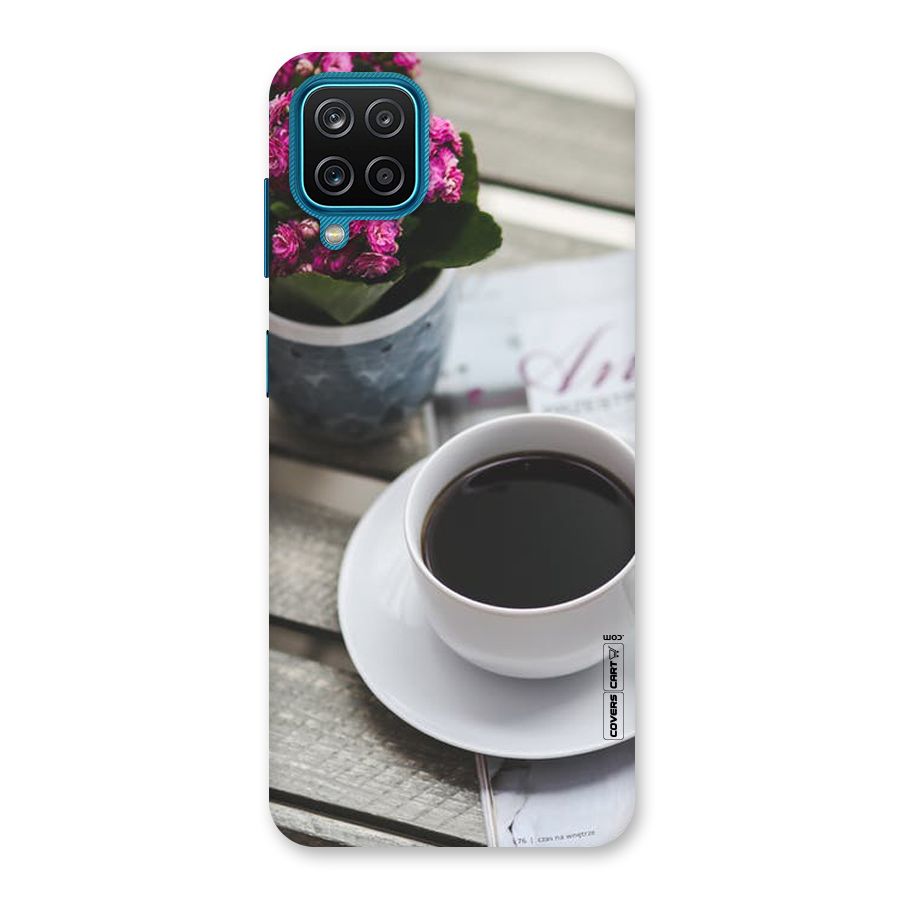 Flower And Blend Back Case for Galaxy F12