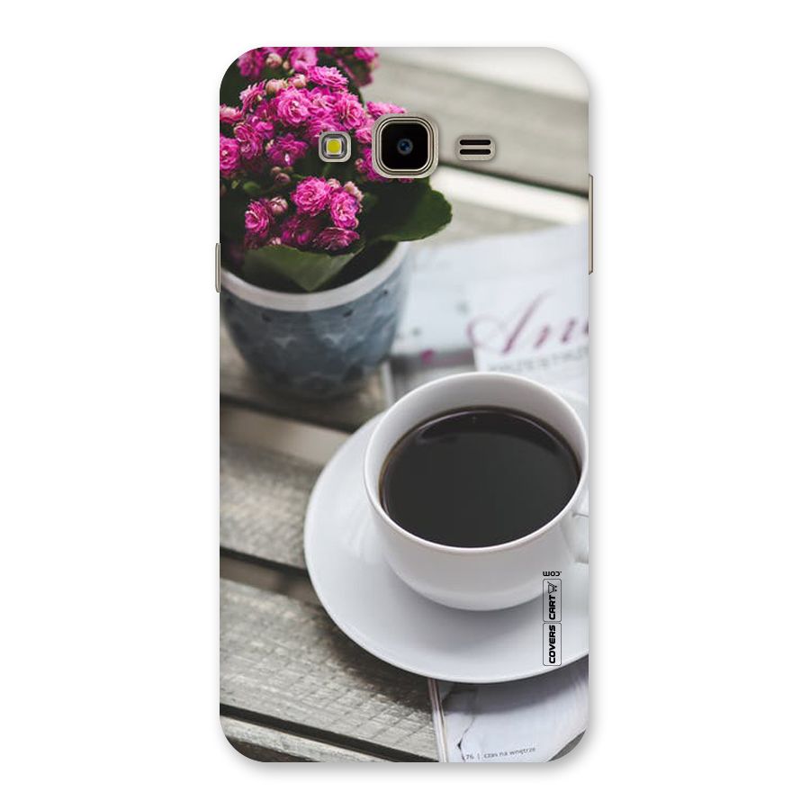 Flower And Blend Back Case for Galaxy J7 Nxt