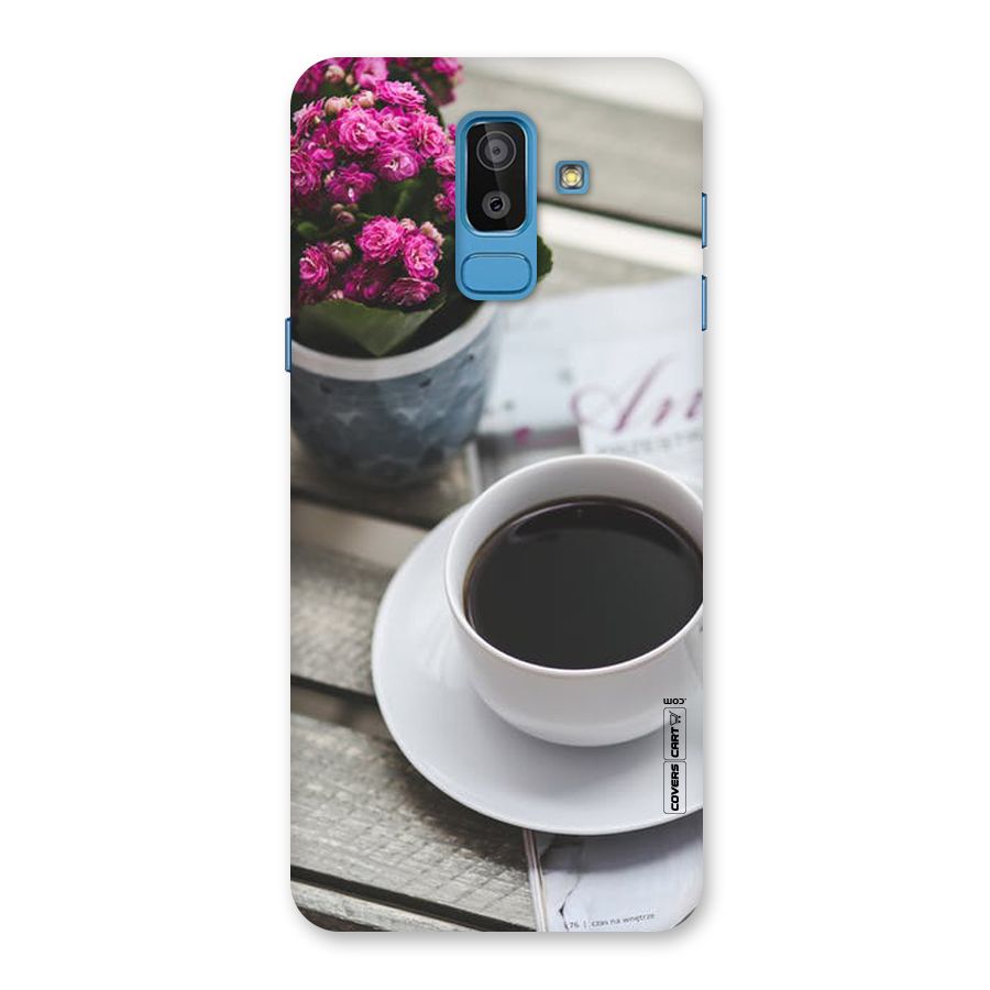 Flower And Blend Back Case for Galaxy J8