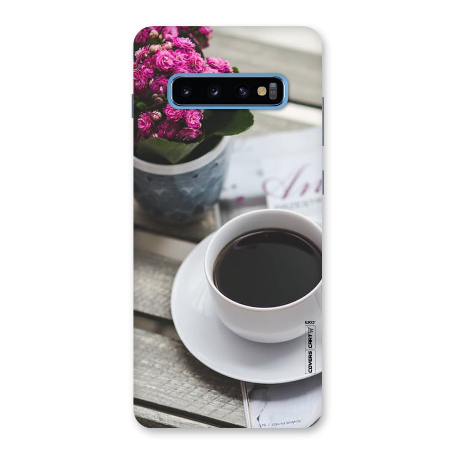 Flower And Blend Back Case for Galaxy S10 Plus