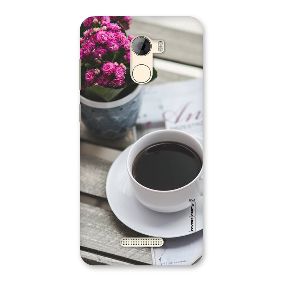 Flower And Blend Back Case for Gionee A1 LIte