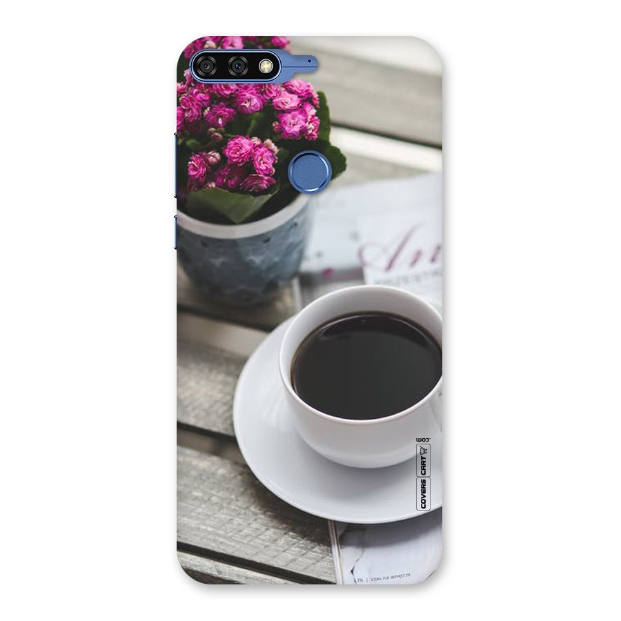Flower And Blend Back Case for Honor 7C