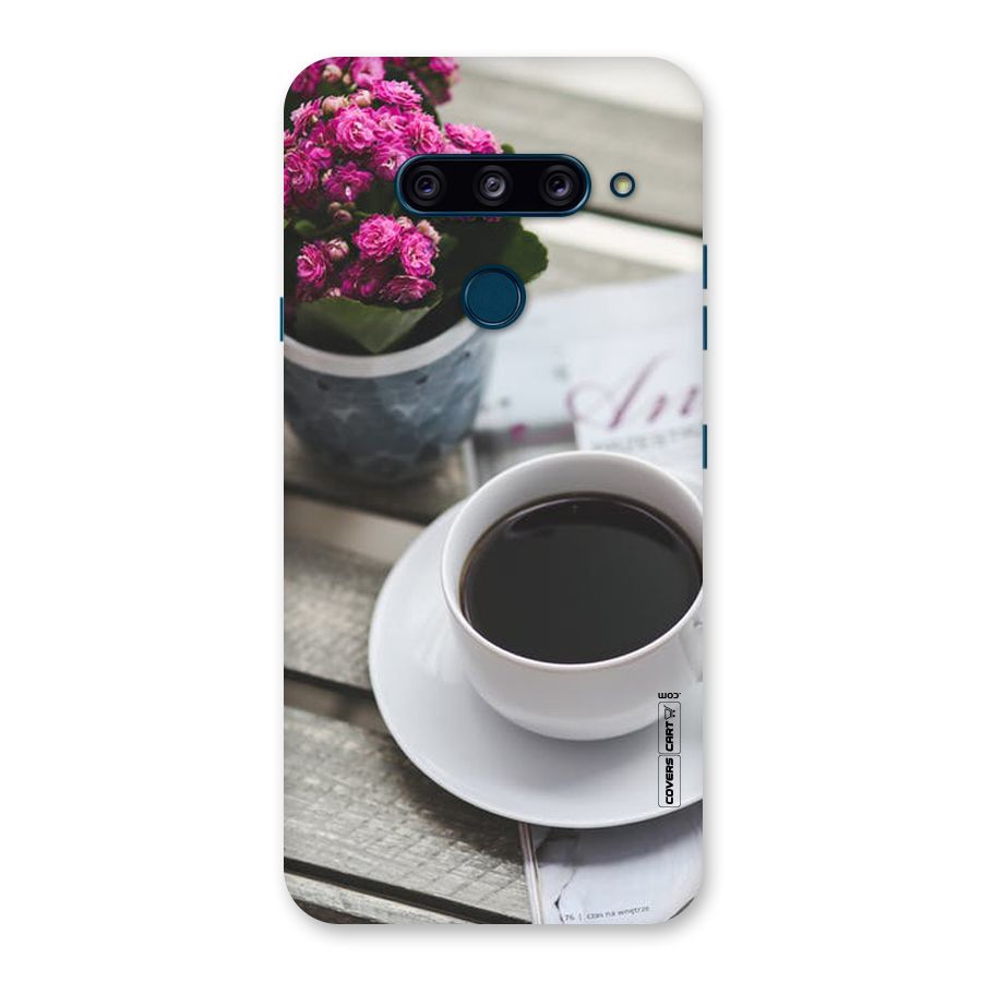 Flower And Blend Back Case for LG  V40 ThinQ