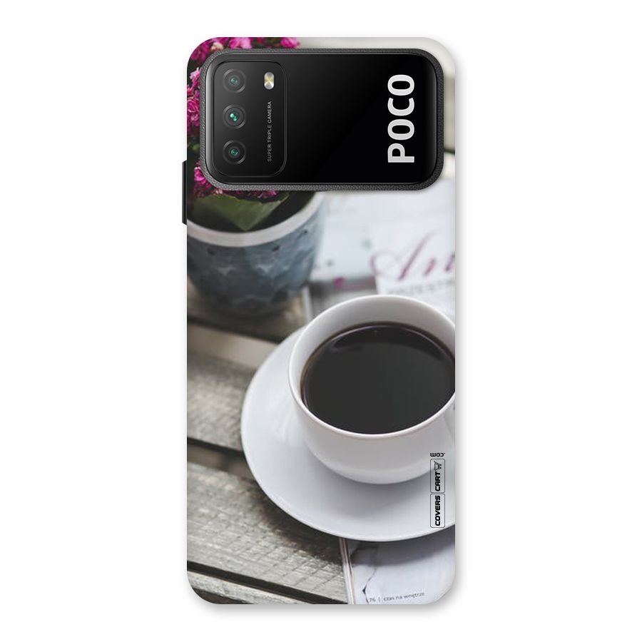 Flower And Blend Back Case for Poco M3