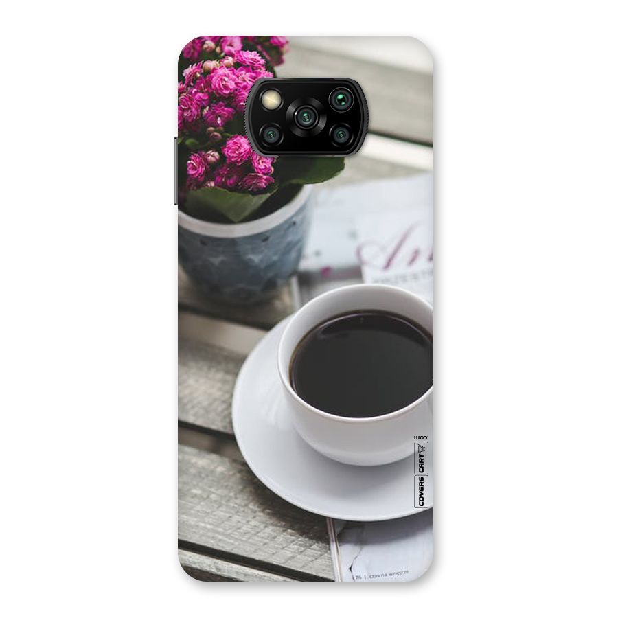 Flower And Blend Back Case for Poco X3