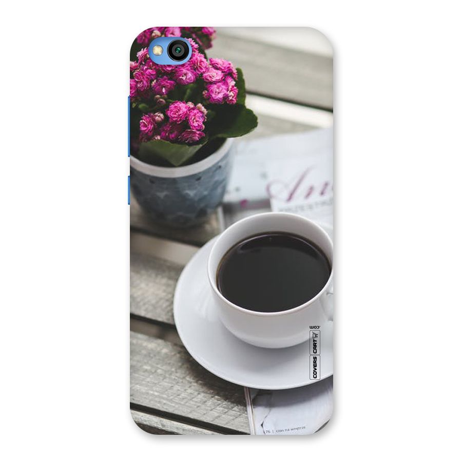 Flower And Blend Back Case for Redmi Go