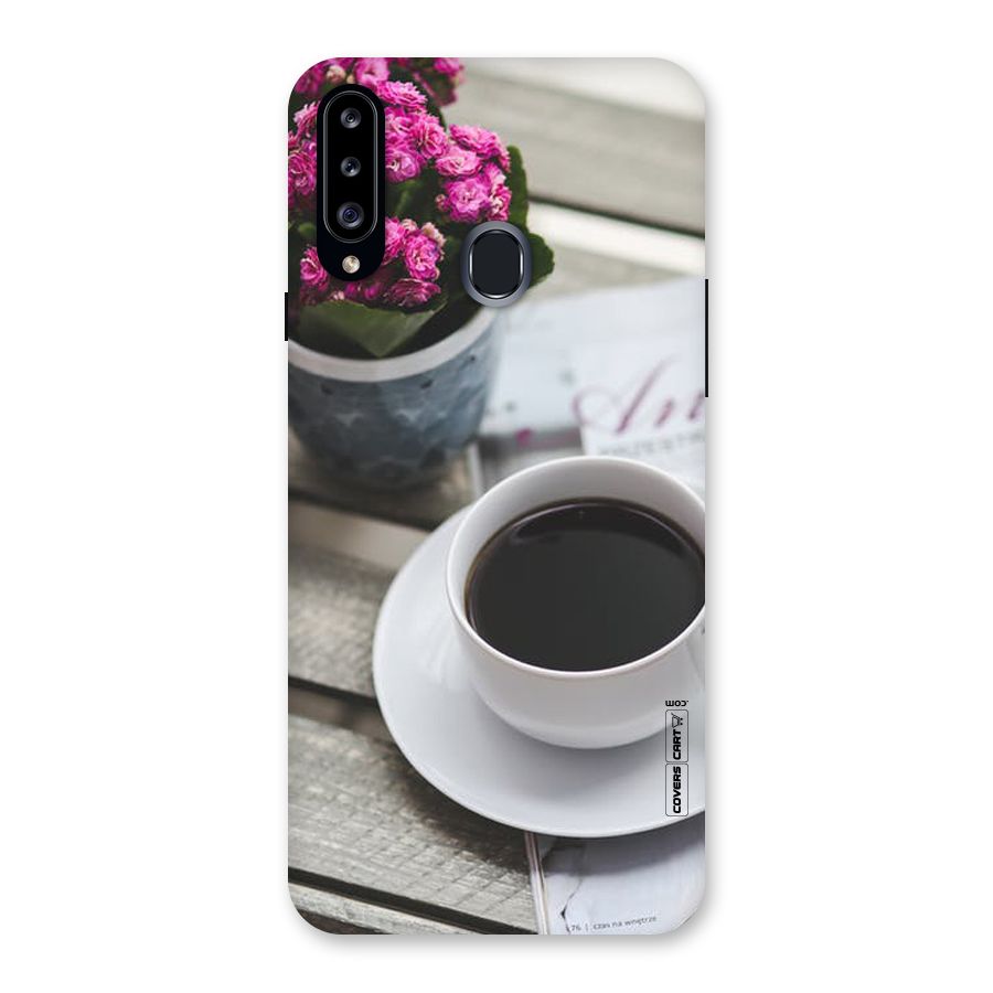 Flower And Blend Back Case for Samsung Galaxy A20s