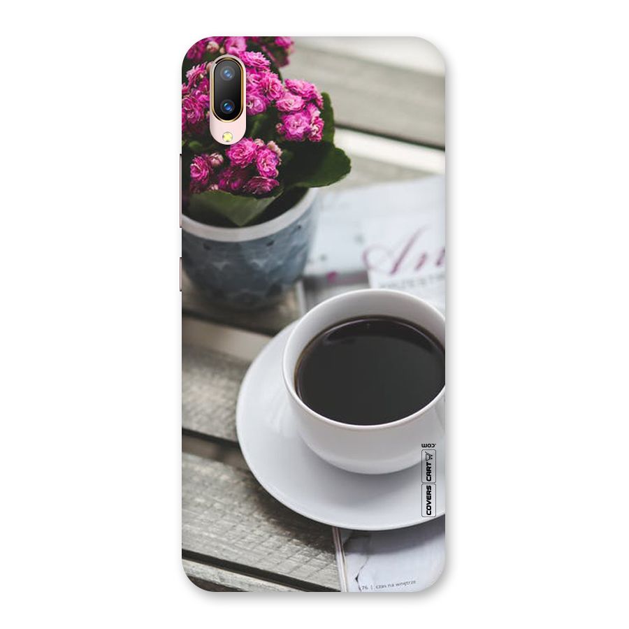 Flower And Blend Back Case for Vivo V11 Pro