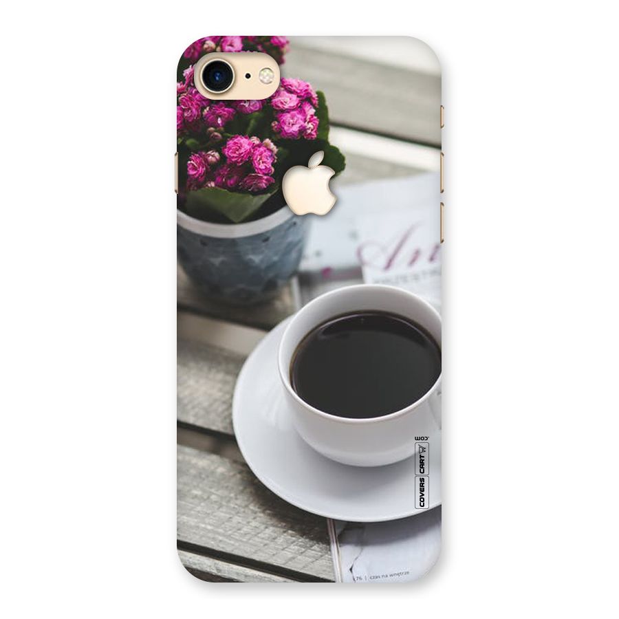 Flower And Blend Back Case for iPhone 7 Apple Cut