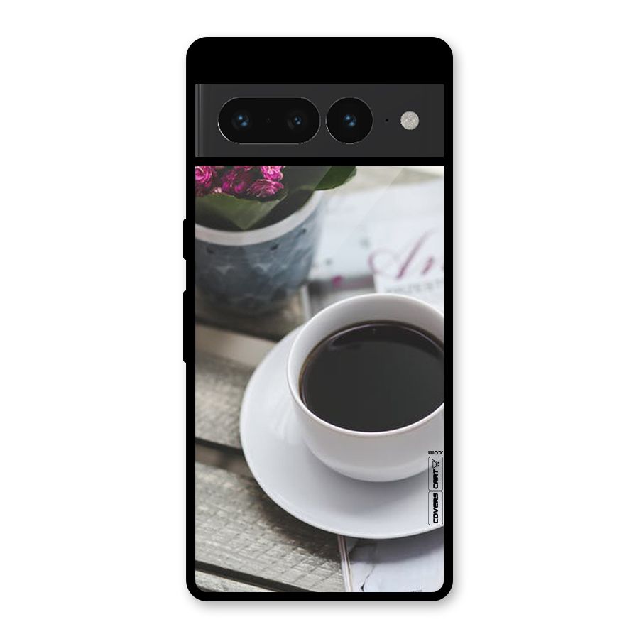 Flower And Blend Glass Back Case for Google Pixel 7 Pro