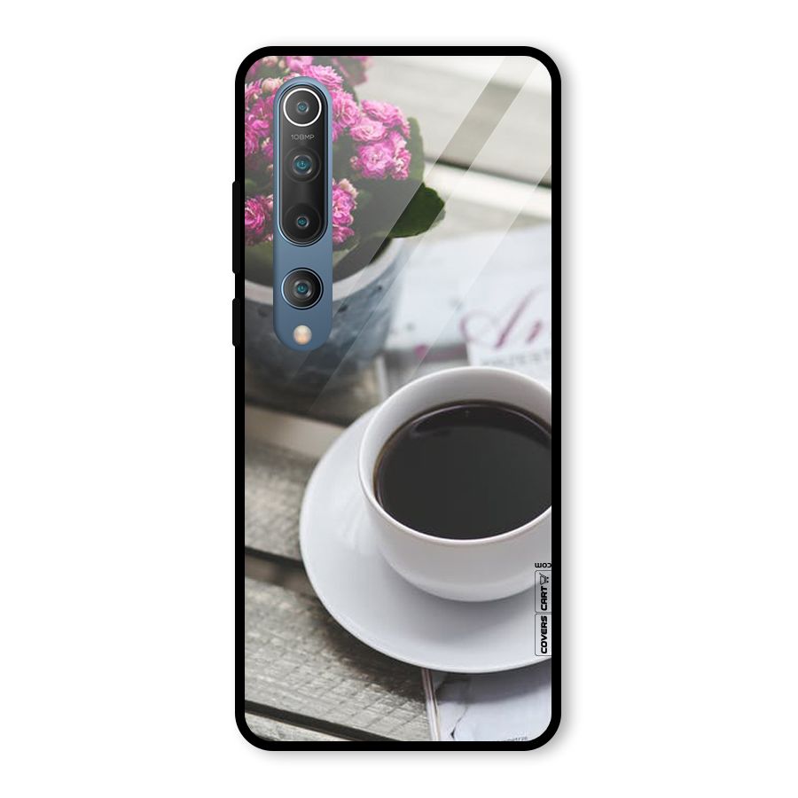 Flower And Blend Glass Back Case for Mi 10