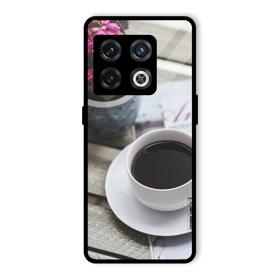 Flower And Blend Glass Back Case for OnePlus 10 Pro 5G
