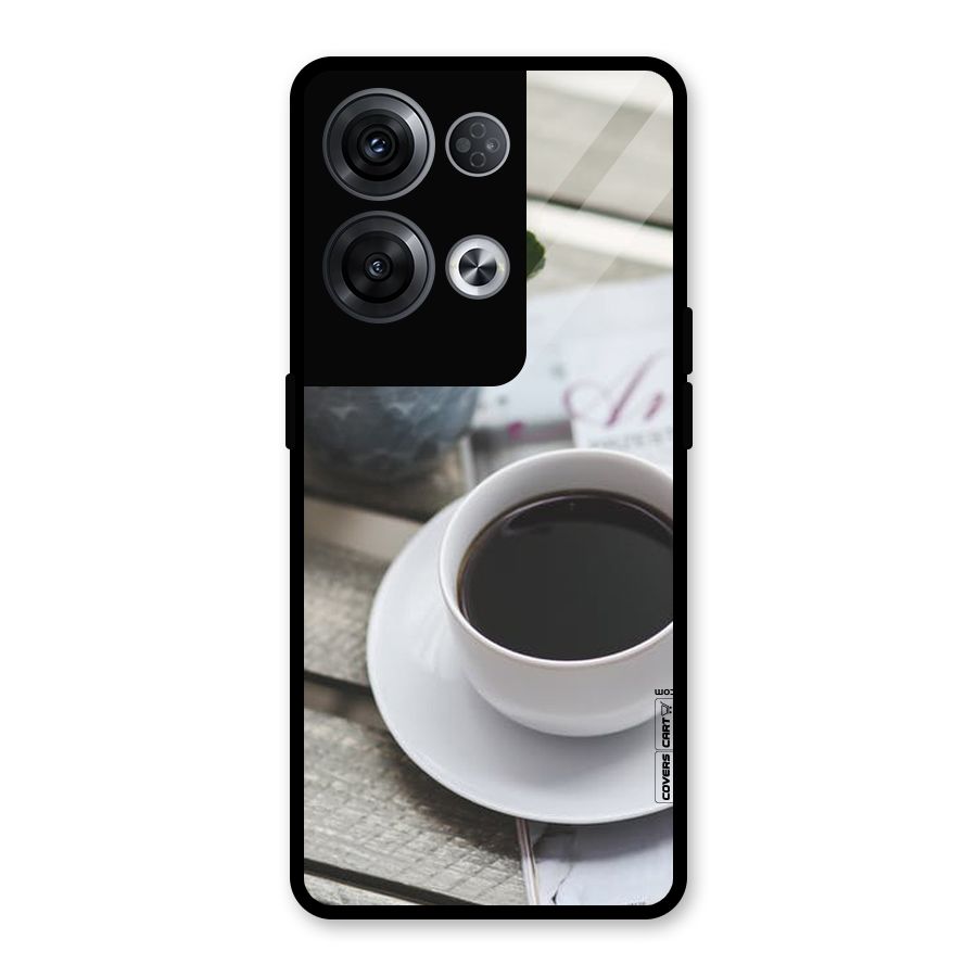 Flower And Blend Glass Back Case for Oppo Reno8 Pro 5G
